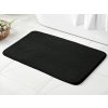 XPOSE® Kúpeľňová predložka s pamäťovou penou SANDY - čierna 50x80 cm, XPOSE® Kúpeľňová predložka s pamäťovou penou SANDY - čierna 50x80 cm,