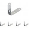 Walteco Spojovací uholník 45x60x16mm, ľavý, pozinkovaný Množstvo: 5 ks , 467BP1 Walteco Spojovací uholník 45x60x16mm, ľavý, pozinkovaný Množstvo: 5 ks , 467BP1