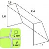 KOSIKSIETE Futbal.siet 2,4x1,6x0,4x1/10/4mm biela KOSIKSIETE Futbal.siet 2,4x1,6x0,4x1/10/4mm biela