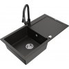 MEXEN/S MEXEN/S - Leo granitový drez 1-miska s odkvapkávačom vrátane batérie Elia, čierna/zlatá metalik 6501-75-670101-70 MEXEN/S MEXEN/S - Leo granitový drez 1-miska s odkvapkávačom vrátane batérie Elia, čierna/zlatá metalik 6501-75-670101-70