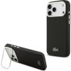 Lacoste Iconic Petit Pique Camera Stand MagSafe Zadný Kryt pre iPhone 17 Pro Max Black