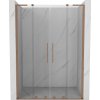 Mexen Velar L Duo posuvné sprchové dvere 150 cm, transparentné, brúsená meď - 871-150-003-02-65 Mexen Velar L Duo posuvné sprchové dvere 150 cm, transparentné, brúsená meď - 871-150-003-02-65