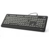 Hama podsvícená klávesnice KC-550 182671 Hama podsvícená klávesnice KC-550 182671