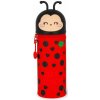 Legami Peračník Legami 2-in-1 soft silic pencil case - kawaii ladybug - Lienka Legami Peračník Legami 2-in-1 soft silic pencil case - kawaii ladybug - Lienka
