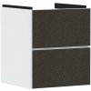 Hansgrohe Xevolos E Umývadlová skrinka, 58x48x48 cm, 2 zásuvky, matná biela/textilná tmavá sivá 54172660-HG Hansgrohe Xevolos E Umývadlová skrinka, 58x48x48 cm, 2 zásuvky, matná biela/textilná tmavá sivá 54172660-HG