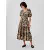 GAP Floral shirt maxi dress Women's hnedá