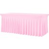 TENTino Elastický poťah SKIRTING na skladací stôl 180-183x76 cm VIAC FARIEB Farba obrusu: SVETLORUŽOVÁ / PINK TENTino Elastický poťah SKIRTING na skladací stôl 180-183x76 cm VIAC FARIEB Farba obrusu: SVETLORUŽOVÁ / PINK