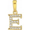 Silvego Zlatý prívesok písmeno E zo žltého zlata s Brilliance Zirconia FNN22195E Silvego Zlatý prívesok písmeno E zo žltého zlata s Brilliance Zirconia FNN22195E