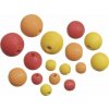 Drevené korálky mix - žltá, oranžová, červená 20 ks Drevené korálky mix - žltá, oranžová, červená 20 ks