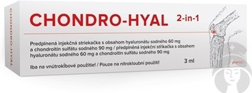 Chondro-Hyal intraartikulárny roztok v predplnenej injekčnej striekačke 3 ml