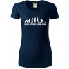 Bowling evolúcia - Dámske tričko z organickej bavlny Origin (GOTS) - L ( Tmavomodrá (veľmi tmavá - skoro čierna) ) Bowling evolúcia - Dámske tričko z organickej bavlny Origin (GOTS) - L ( Tmavomodrá (veľmi tmavá - skoro čierna) )