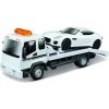 Bburago 1:43 STR FIRE Flatbed Tow Truck, w/Jaguar F-Type R Dynamic (V6) Bburago 1:43 STR FIRE Flatbed Tow Truck, w/Jaguar F-Type R Dynamic (V6)