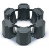 Prosperplast Podstavec pod sud Modular Basecan Set 6 - farba: antracit Prosperplast Podstavec pod sud Modular Basecan Set 6 - farba: antracit