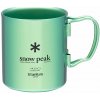 Termohrnček Snow Peak Titanium Double Wall 450 ml Mug - green Termohrnček Snow Peak Titanium Double Wall 450 ml Mug - green