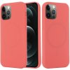 Gumený kryt Magsafe Shockproof na iPhone 15 Pro Max - Pink Orange Gumený kryt Magsafe Shockproof na iPhone 15 Pro Max - Pink Orange