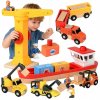Edukačná hračka pre deti Drevená Stavenisko Žeriav Vozidlá Magnetické Edukačná hračka pre deti Drevená Stavenisko Žeriav Vozidlá Magnetické