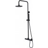 BESCO DECCO / ILLUSION sprchový stĺp teleskopický s termostatickou nástennou batériou kompletný, rozteč 15cm, čierny, BP-DIT-CZ BESCO DECCO / ILLUSION sprchový stĺp teleskopický s termostatickou nástennou batériou kompletný, rozteč 15cm, čierny, BP-DIT-CZ