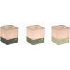 Svietnik na čajovú sviečku Cuub Greens - set 3 ks Svietnik na čajovú sviečku Cuub Greens - set 3 ks