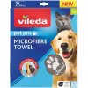 VILEDA Pet uterák z mikrovlákna sivý veľ.XL 65x100cm VILEDA Pet uterák z mikrovlákna sivý veľ.XL 65x100cm