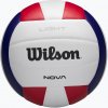 Volejbalová lopta Nova Light white/red/navy veľkosť 5 Volejbalová lopta Nova Light white/red/navy veľkosť 5
