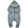 Detský teplákový overal s predĺženými nápletami tm. mätová Detský teplákový overal s predĺženými nápletami tm. mätová