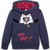 Dievčenská mikina DISNEY MINNIE MY LOVE modrá Veľkosť: 98 Dievčenská mikina DISNEY MINNIE MY LOVE modrá Veľkosť: 98