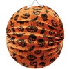 Papierový lampión Halloween – guľatý, 26 × 22,5 cm Papierový lampión Halloween – guľatý, 26 × 22,5 cm