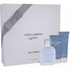 Dolce&Gabbana Light Blue Eau Intense Pour Homme, parfumovaná voda 100 ml + sprchovací gél 50 ml + balzam po holení 75 ml pre mužov