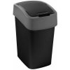 Curver PACIFIC FLIP BIN 9 l čierno/šedý, na odpad Curver PACIFIC FLIP BIN 9 l čierno/šedý, na odpad