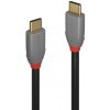 Kábel USB 3.2 Gen 2x2, Typ C CM/CM 0.5m, 20Gbps, PD 100w 20V5A, Anthra Line, čierny, pozl. konektor Kábel USB 3.2 Gen 2x2, Typ C CM/CM 0.5m, 20Gbps, PD 100w 20V5A, Anthra Line, čierny, pozl. konektor