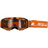LS2 AURA ENDURO SÉRIES GOGGLE BLACK HV ORANGE WITH CLEAR VISOR LS2 AURA ENDURO SÉRIES GOGGLE BLACK HV ORANGE WITH CLEAR VISOR