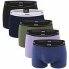 BOSS - boxerky 5PACK essential cotton stretch blue & army green tones-L (90-98 cm) BOSS - boxerky 5PACK essential cotton stretch blue & army green tones-L (90-98 cm)