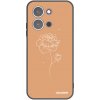 Picasee silikónový čierny obal pre Xiaomi Redmi 15C 5G - Peonies Picasee silikónový čierny obal pre Xiaomi Redmi 15C 5G - Peonies
