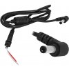Konektor DC 5,5x2,5 s káblom 1,2 m pre napájanie notebooku ASUS / TOSHIBA / LENOVO, lomený. Konektor DC 5,5x2,5 s káblom 1,2 m pre napájanie notebooku ASUS / TOSHIBA / LENOVO, lomený.