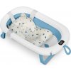 Ricokids Detská vanička s teplomerom a vložkou bielo modrá Ricokids Detská vanička s teplomerom a vložkou bielo modrá