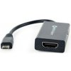 Gembird adaptér MHL (M) - HDMI (F) + microUSB (BF, 11pin), 16cm A-MHL-003 Gembird adaptér MHL (M) - HDMI (F) + microUSB (BF, 11pin), 16cm A-MHL-003