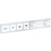Hansgrohe RainSelect - Batéria pod omietku na 3 spotrebiče, matná biela - 15381700 Hansgrohe RainSelect - Batéria pod omietku na 3 spotrebiče, matná biela - 15381700