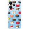 Odolné silikónové puzdro iSaprio - Sushi Pattern - Infinix Hot 30i Odolné silikónové puzdro iSaprio - Sushi Pattern - Infinix Hot 30i