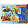 CASTORLAND Puzzle Na staveništi 4v1 (8,12,15,20 dílků) (120814) CASTORLAND Puzzle Na staveništi 4v1 (8,12,15,20 dílků) (120814)