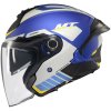 MT Helmets Cosmo SV Cruiser matná modro-čierno-šedá Otvorená prilba + zľava 12 € na príslušenstvo - M - 57-58 cm MT Helmets Cosmo SV Cruiser matná modro-čierno-šedá Otvorená prilba + zľava 12 € na príslušenstvo - M - 57-58 cm
