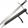 Swordier Závišův tesák: Elegantní falchion s rytou záštitou Swordier Závišův tesák: Elegantní falchion s rytou záštitou