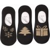 Ponožky Dámske vianočné bavlnené baleríny 3-Pak Darček MORAJ 38-41 Ponožky Dámske vianočné bavlnené baleríny 3-Pak Darček MORAJ 38-41