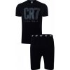 Fan-shop pánské pyžamo CR7 Short čierne