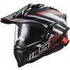 LS2 prilba EXPLORER CARBON MX701 Edge black/fluo orange - L LS2 prilba EXPLORER CARBON MX701 Edge black/fluo orange - L