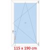 Soft Plastové okno 115x190 cm, otváravé a sklopné Soft Plastové okno 115x190 cm, otváravé a sklopné