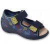 Chlapčenské papuče autá tmavomodré Befado, veľ. 20 Chlapčenské papuče autá tmavomodré Befado, veľ. 20