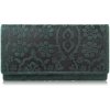 Paolo Peruzzi Dámska kvetinová kožená peňaženka vintage veľká RFID T-111-HGR | zelená T-111-HGR Paolo Peruzzi Dámska kvetinová kožená peňaženka vintage veľká RFID T-111-HGR | zelená T-111-HGR