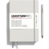 Leuchtturm1917 Zápisník Light Grey Medium A5 linajkový Leuchtturm1917 Zápisník Light Grey Medium A5 linajkový