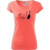 Mačka a gitara WC - Dámske tričko Pure - XL ( Korálová ) Mačka a gitara WC - Dámske tričko Pure - XL ( Korálová )