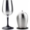 Pohárik na víno GSI Glacier Stainless Nesting Wine Glass Pohárik na víno GSI Glacier Stainless Nesting Wine Glass